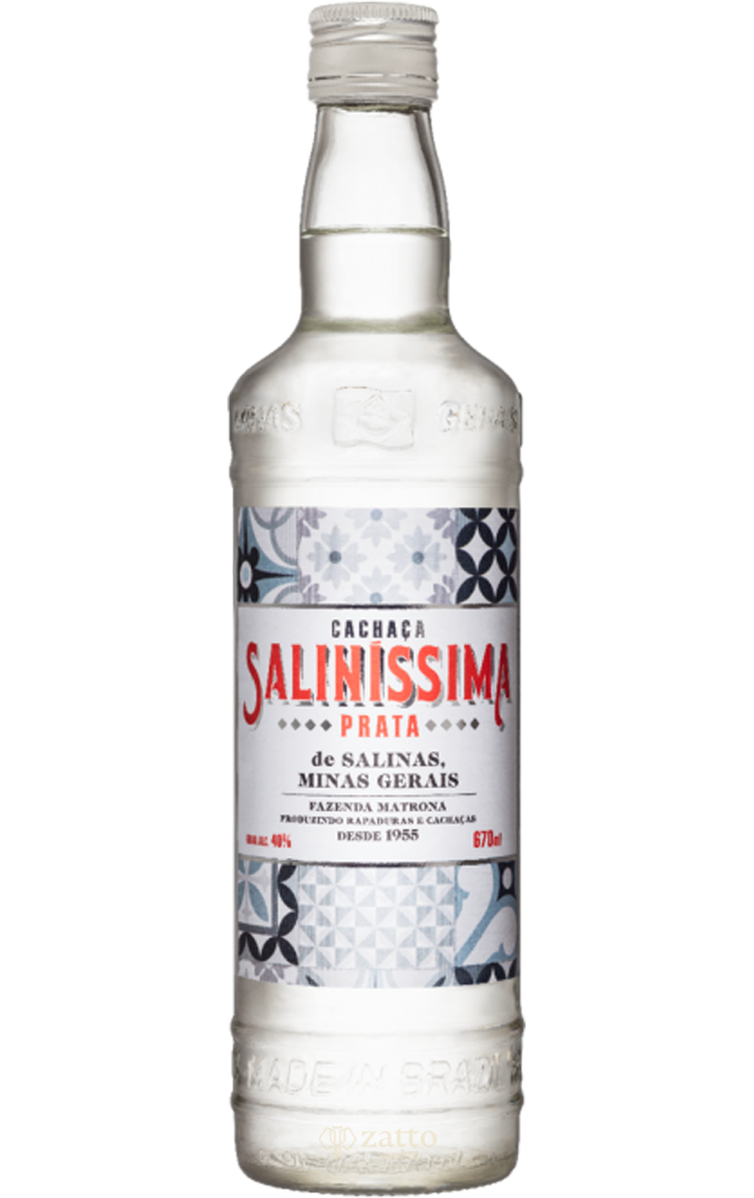 Cachaça Salinissima Prata 670ml